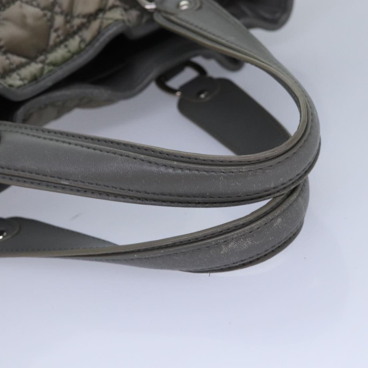 Dior Cannage Lady Grey Synthetic Handbag (Pre-Owned) Size ONE SIZE - 5 Thumbnail