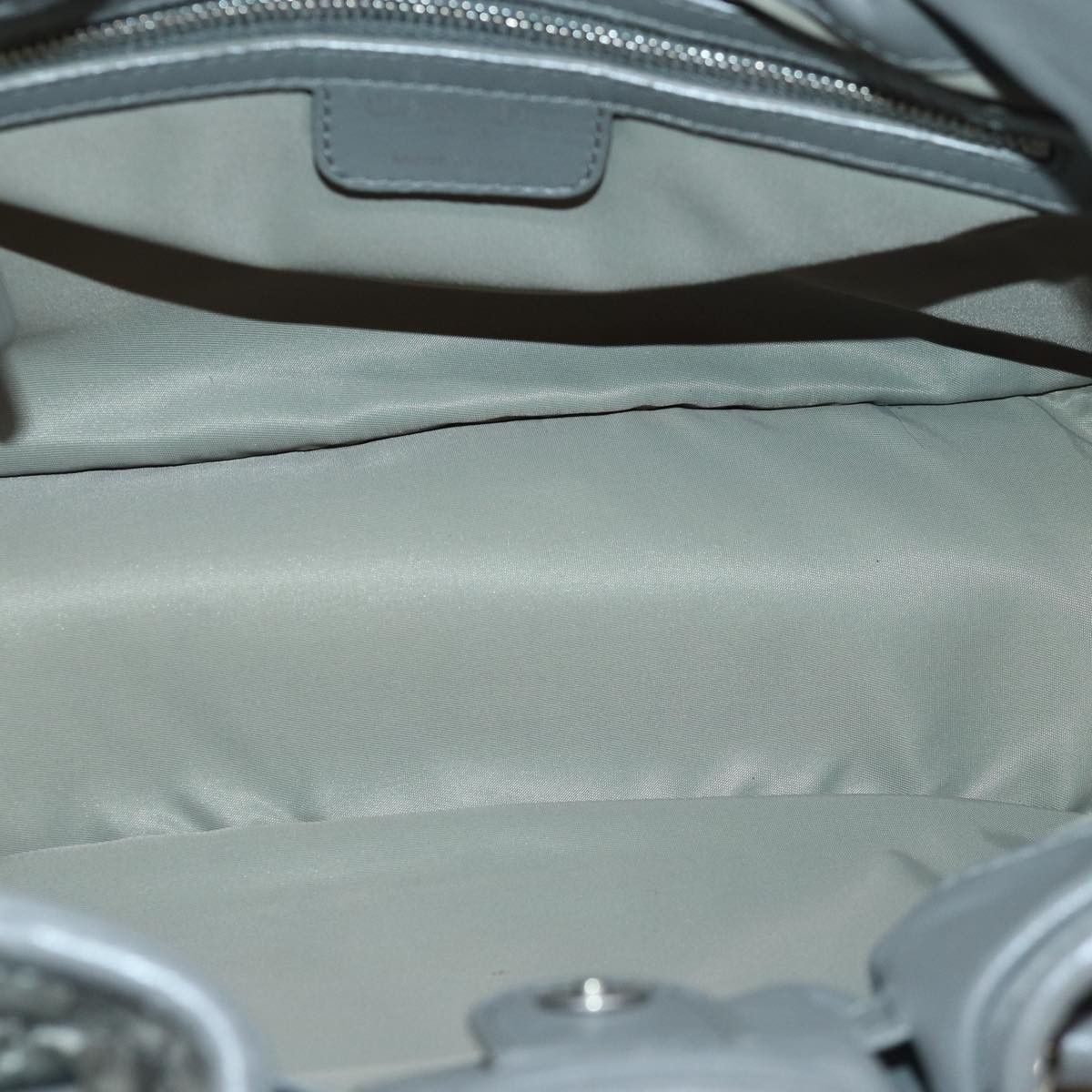 Dior Cannage Lady Grey Synthetic Handbag (Pre-Owned) Size ONE SIZE - 13 Thumbnail