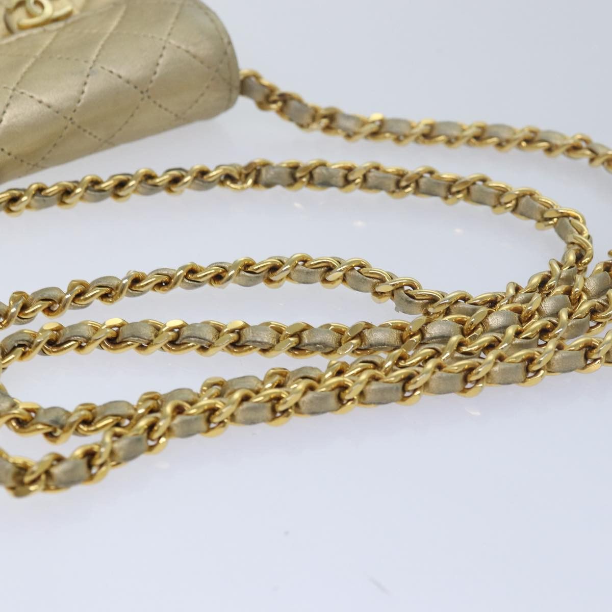 Chanel Timeless Gold Leather Shoulder Bag (Pre-Owned) Size ONE SIZE - 13 Thumbnail