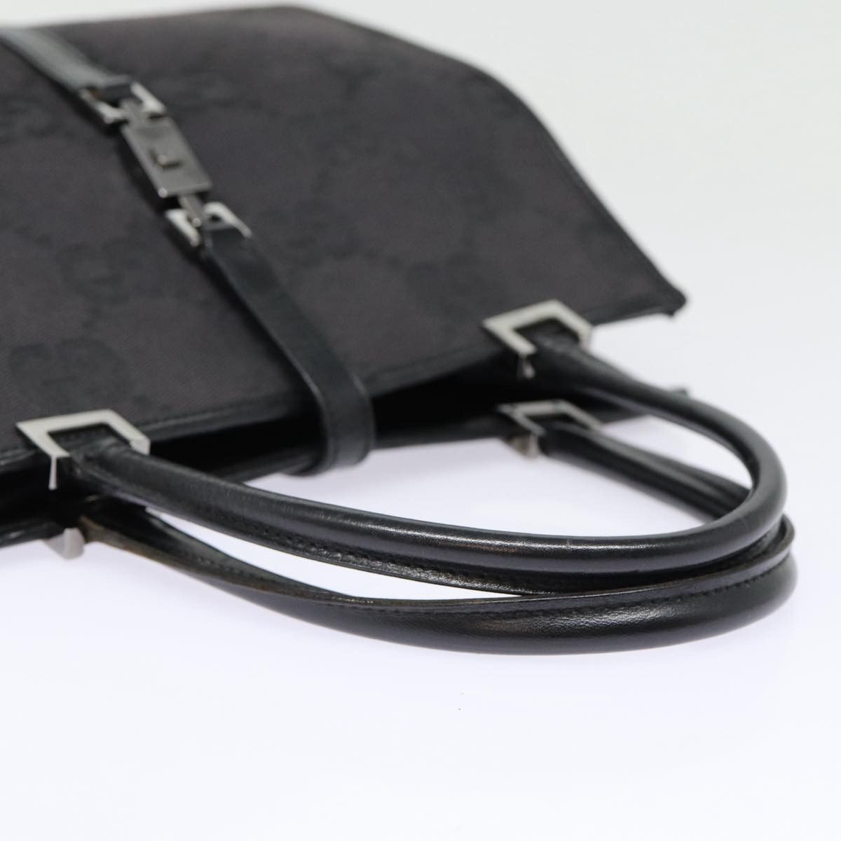 Gucci Gg Canvas Black Canvas Handbag (Pre-Owned) Size ONE SIZE - 10 Thumbnail