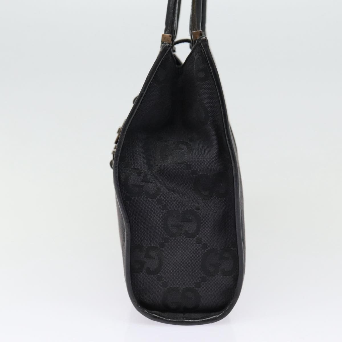 Gucci Gg Canvas Black Canvas Handbag (Pre-Owned) Size ONE SIZE - 12 Thumbnail