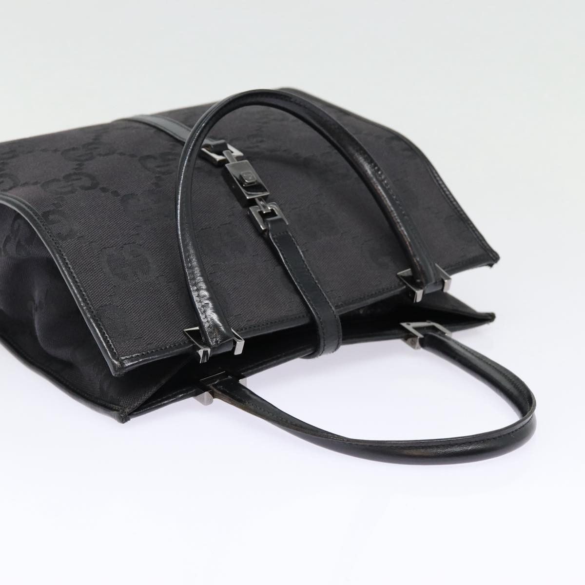 Gucci Gg Canvas Black Canvas Handbag (Pre-Owned) Size ONE SIZE - 4 Thumbnail
