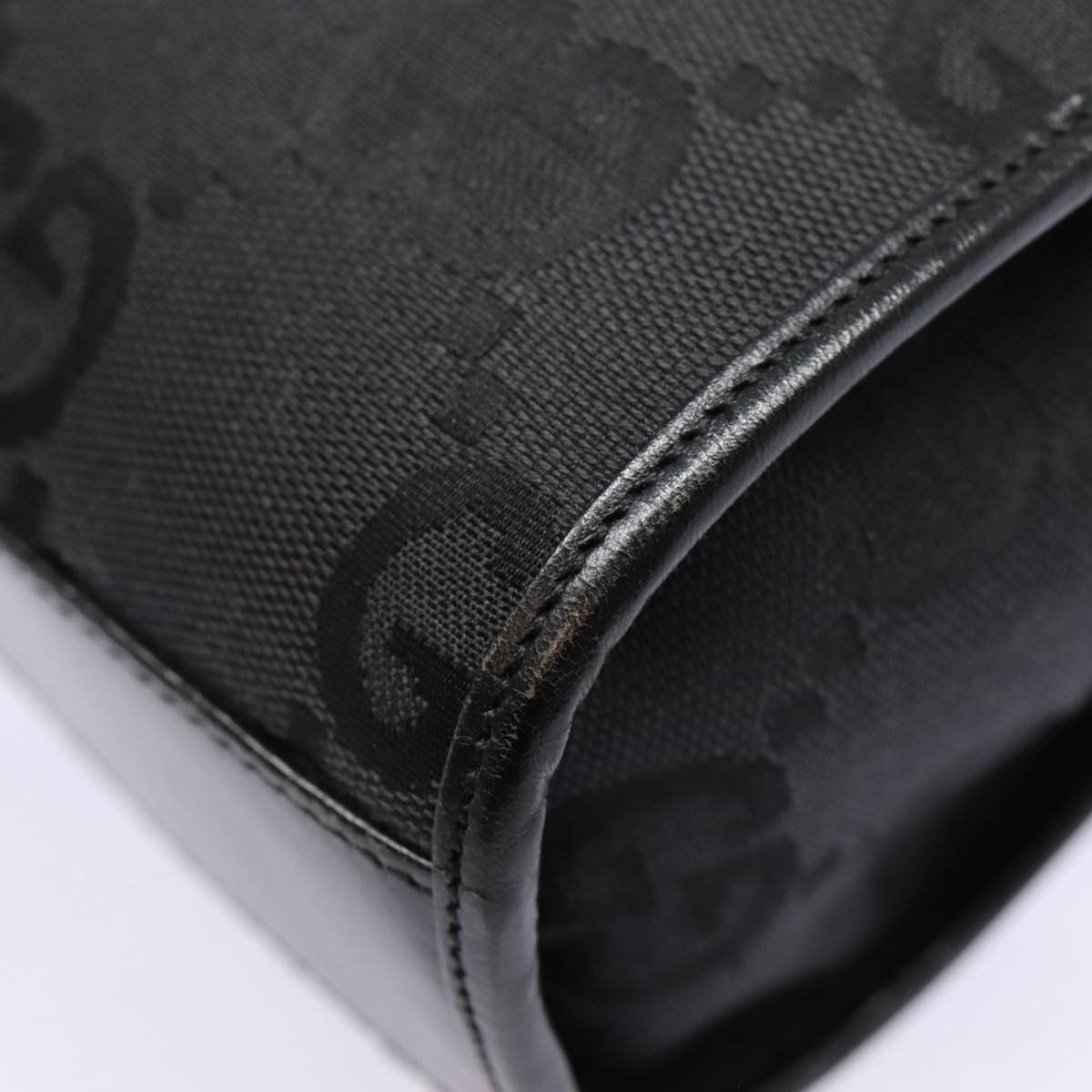 Gucci Gg Canvas Black Canvas Handbag (Pre-Owned) Size ONE SIZE - 14 Thumbnail