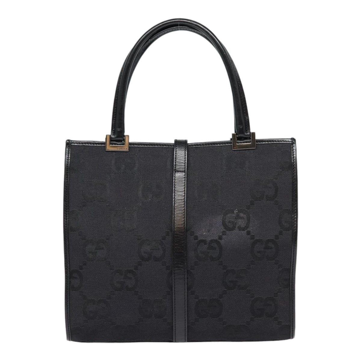 Gucci Gg Canvas Black Canvas Handbag (Pre-Owned) Size ONE SIZE - 2 Thumbnail