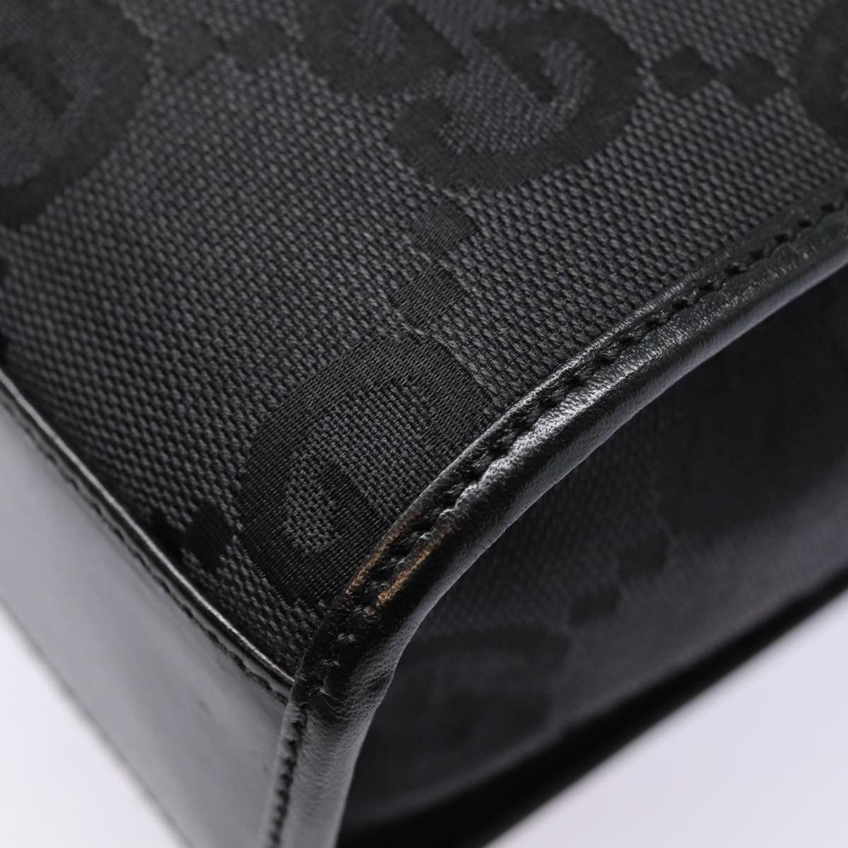 Gucci Gg Canvas Black Canvas Handbag (Pre-Owned) Size ONE SIZE - 17 Thumbnail