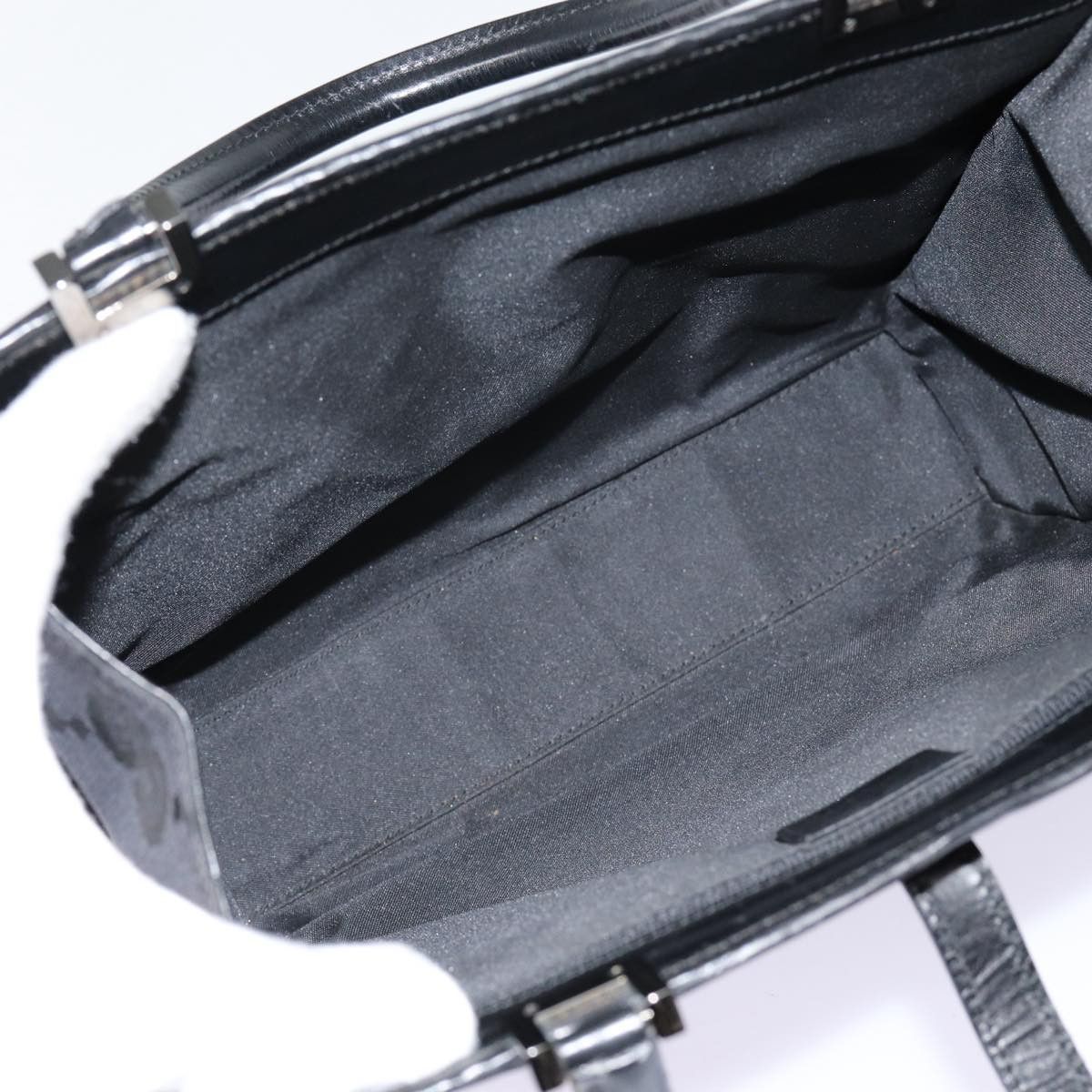 Gucci Gg Canvas Black Canvas Handbag (Pre-Owned) Size ONE SIZE - 5 Thumbnail
