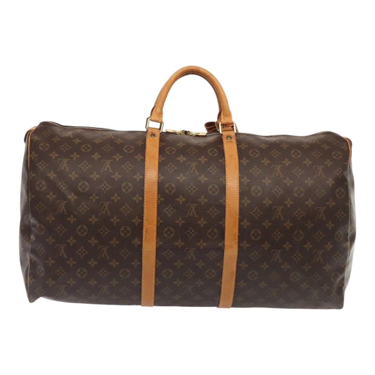 Louis Vuitton Keepall 60 Brown Canvas Travel Bag (Pre-Owned) Size ONE SIZE - 2 Thumbnail