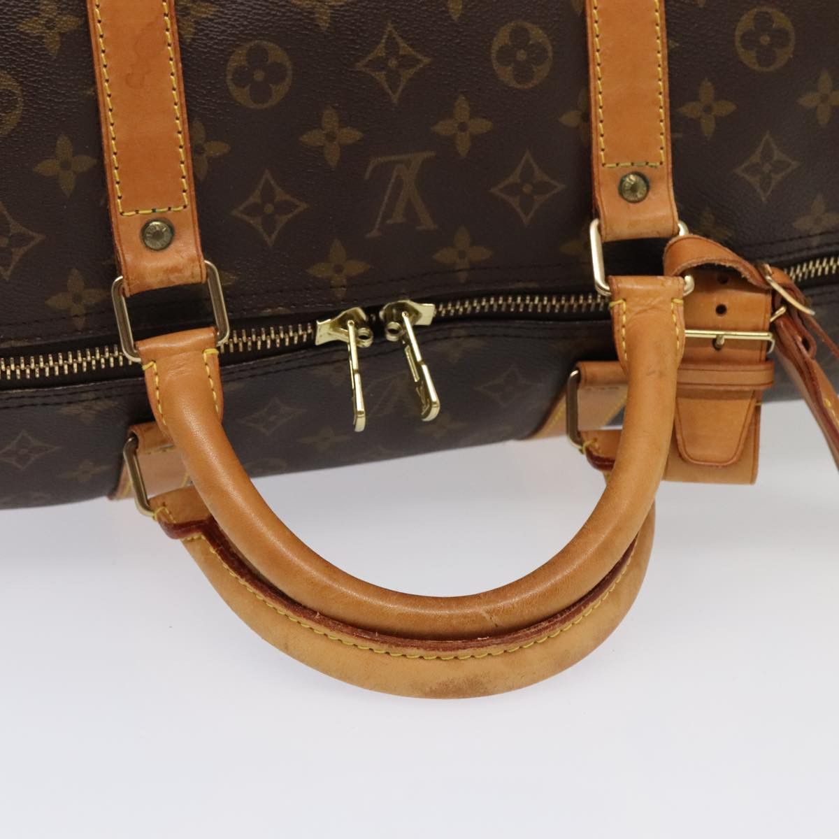 Louis Vuitton Keepall 60 Brown Canvas Travel Bag (Pre-Owned) Size ONE SIZE - 5 Thumbnail