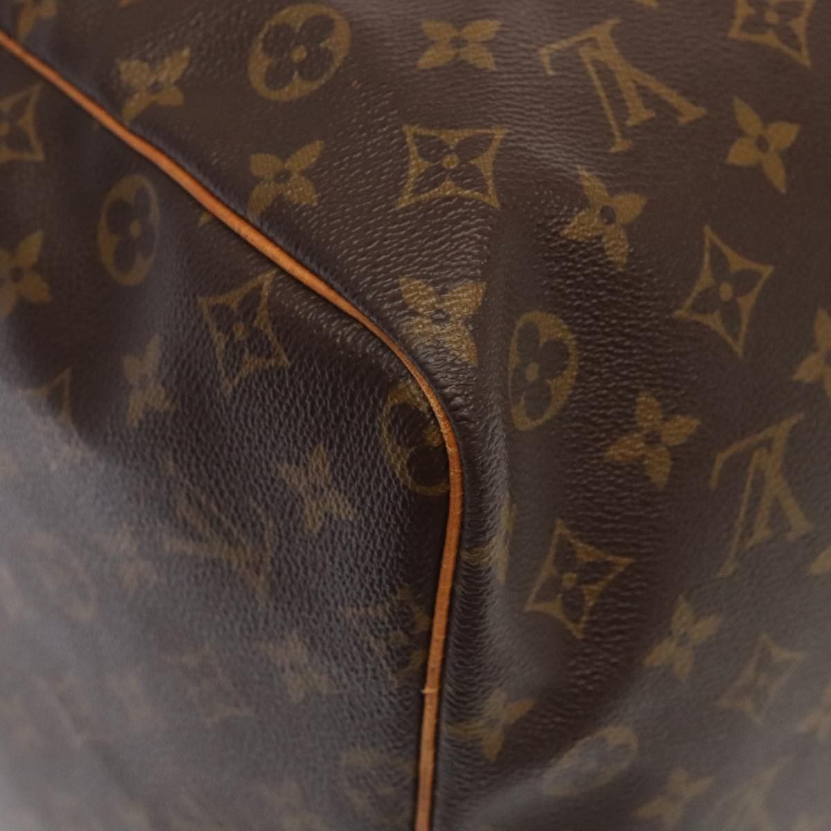 Louis Vuitton Keepall 60 Brown Canvas Travel Bag (Pre-Owned) Size ONE SIZE - 10 Thumbnail