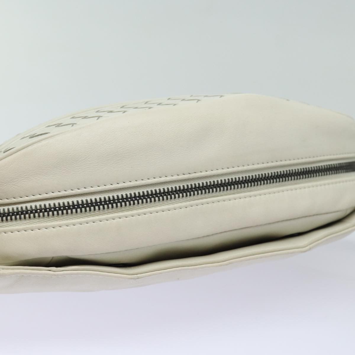 Bottega Veneta Intrecciato White Leather Shoulder Bag (Pre-Owned) Size ONE SIZE - 4 Thumbnail
