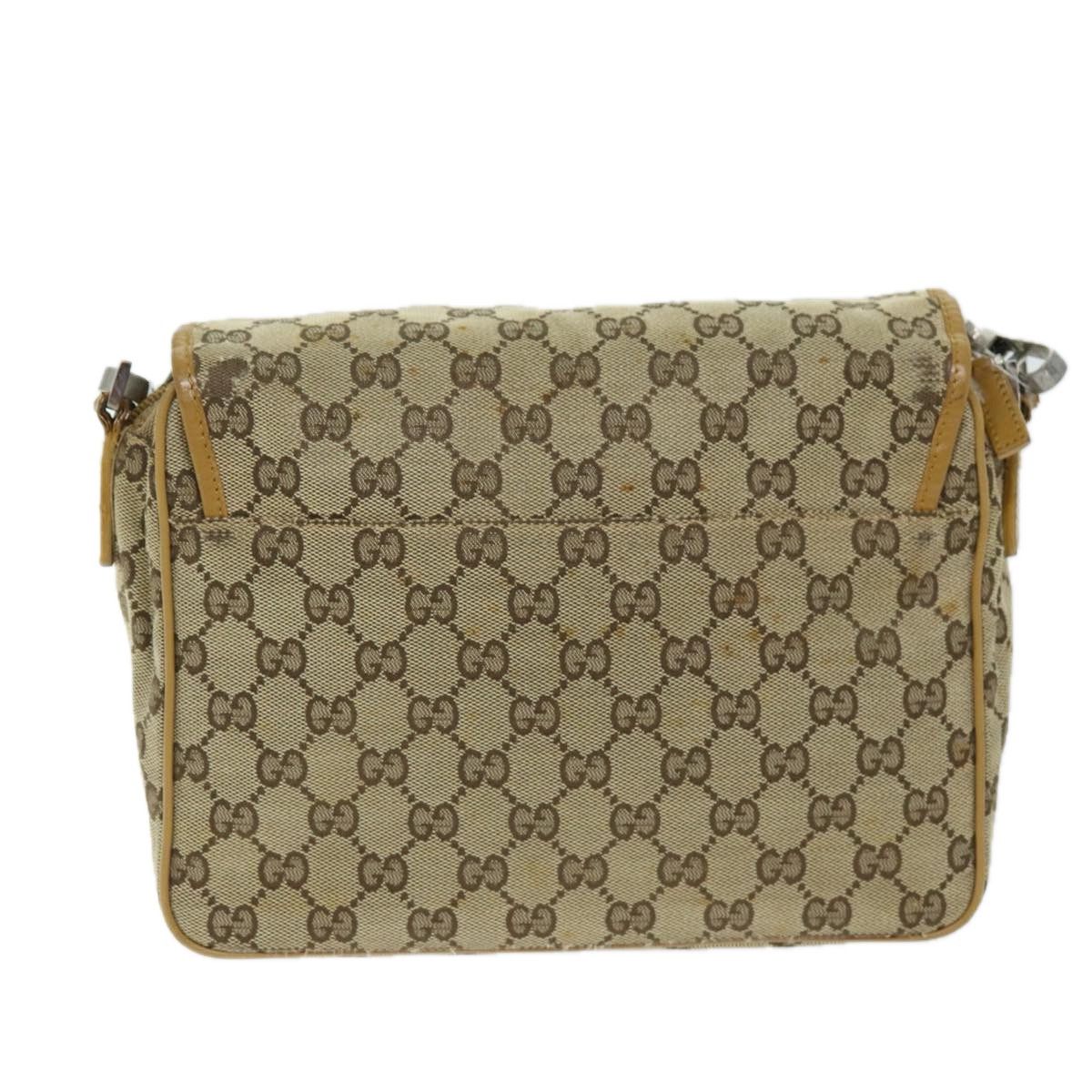 Gucci Sherry Beige Canvas Shoulder Bag (Pre-Owned) Size ONE SIZE - 2 Thumbnail