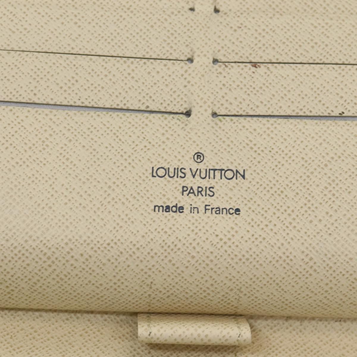 Louis Vuitton Portefeuille Zippy White Canvas Wallet (Pre-Owned) Size ONE SIZE - 7 Thumbnail