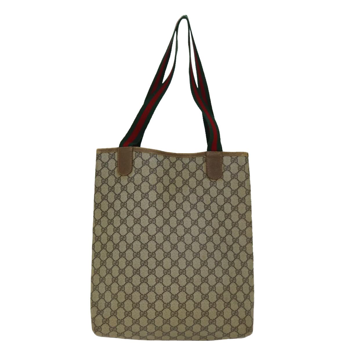 Gucci Gg Supreme Beige Canvas Tote Bag (Pre-Owned) Size ONE SIZE - 2 Thumbnail