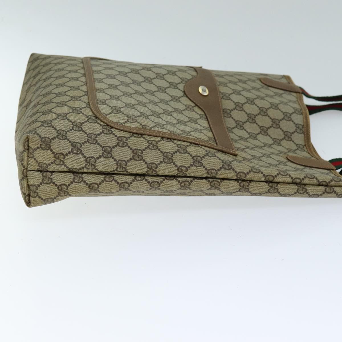 Gucci Gg Supreme Beige Canvas Tote Bag (Pre-Owned) Size ONE SIZE - 16 Thumbnail
