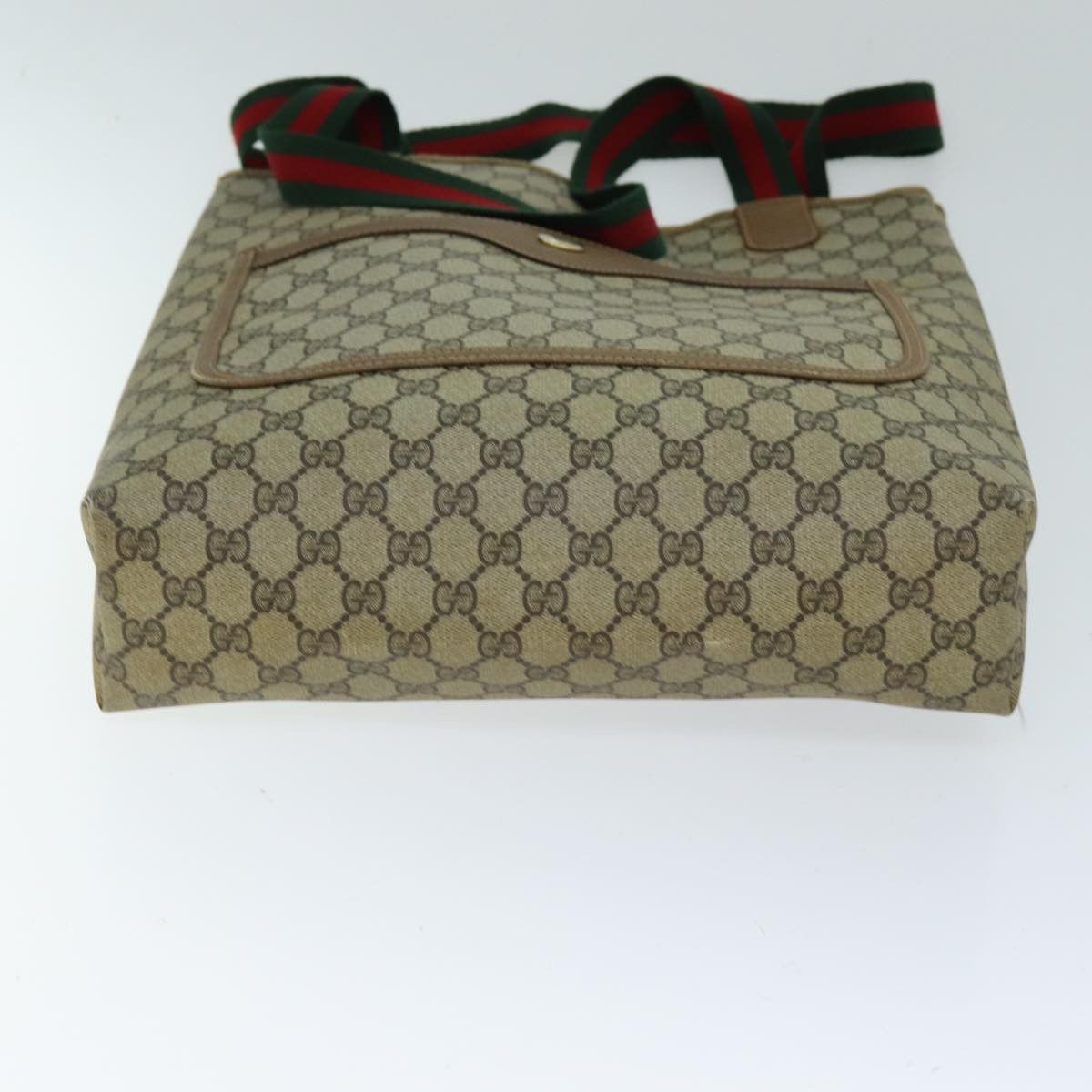 Gucci Gg Supreme Beige Canvas Tote Bag (Pre-Owned) Size ONE SIZE - 3 Thumbnail