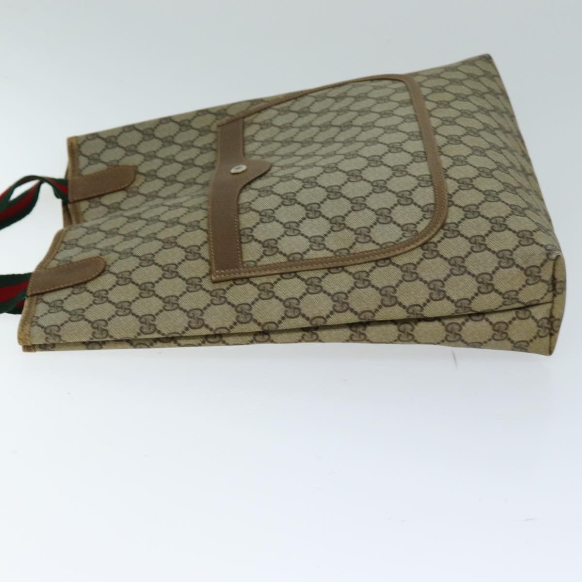 Gucci Gg Supreme Beige Canvas Tote Bag (Pre-Owned) Size ONE SIZE - 17 Thumbnail
