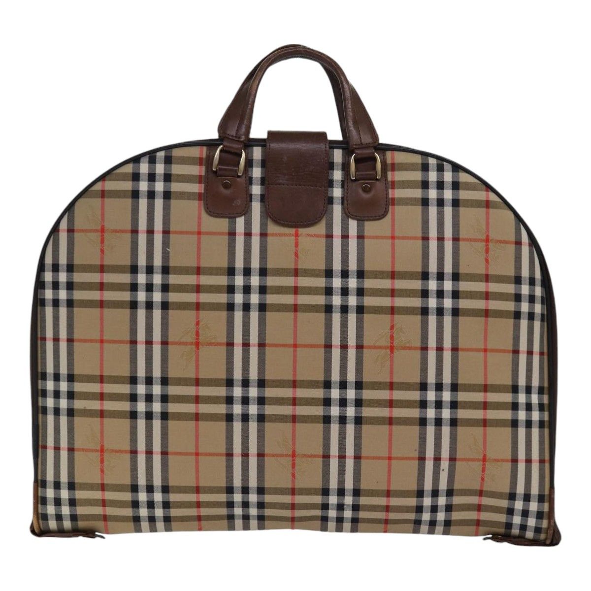 Burberry Nova Check Beige Canvas Travel Bag (Pre-Owned) Size ONE SIZE - 2 Thumbnail