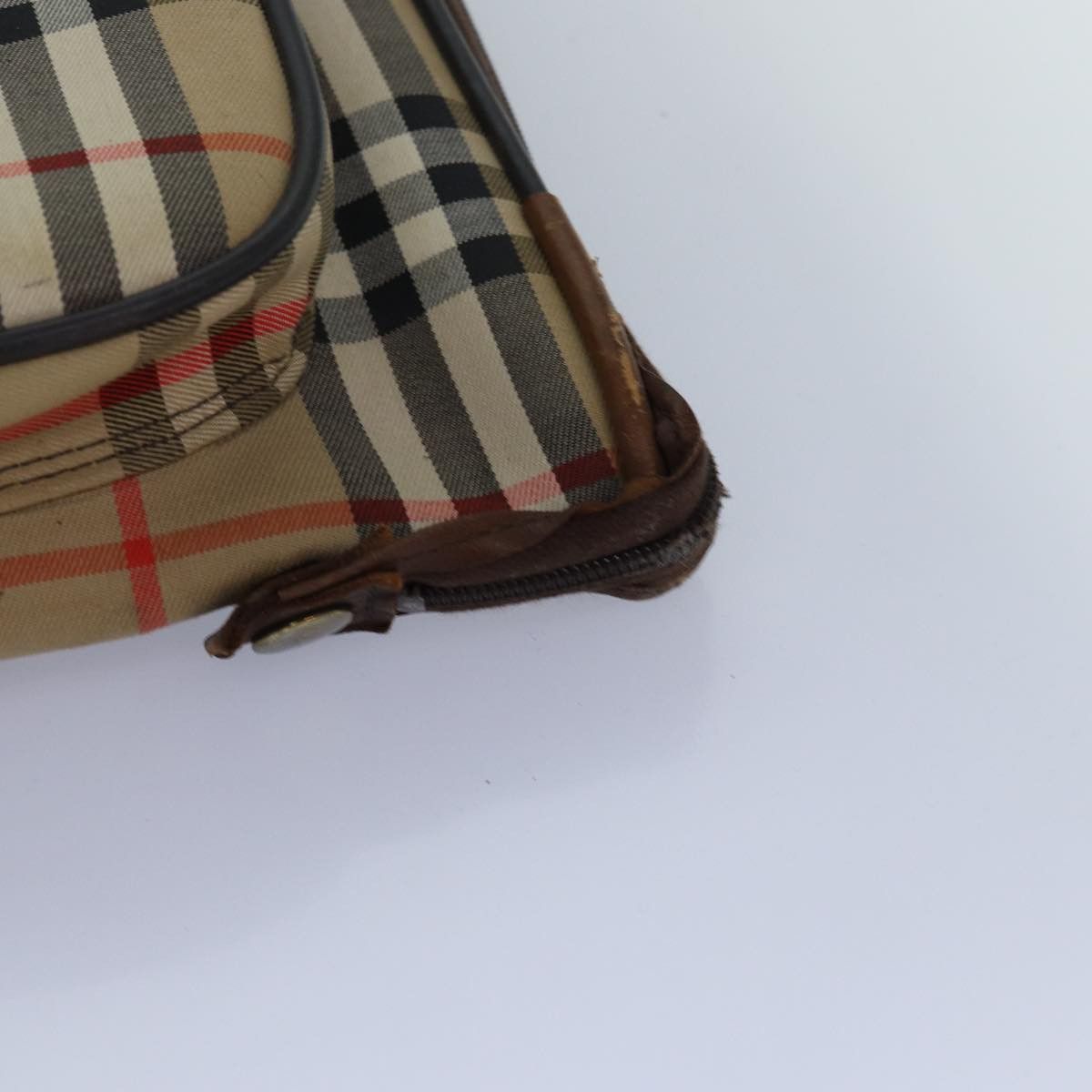 Burberry Nova Check Beige Canvas Travel Bag (Pre-Owned) Size ONE SIZE - 5 Thumbnail