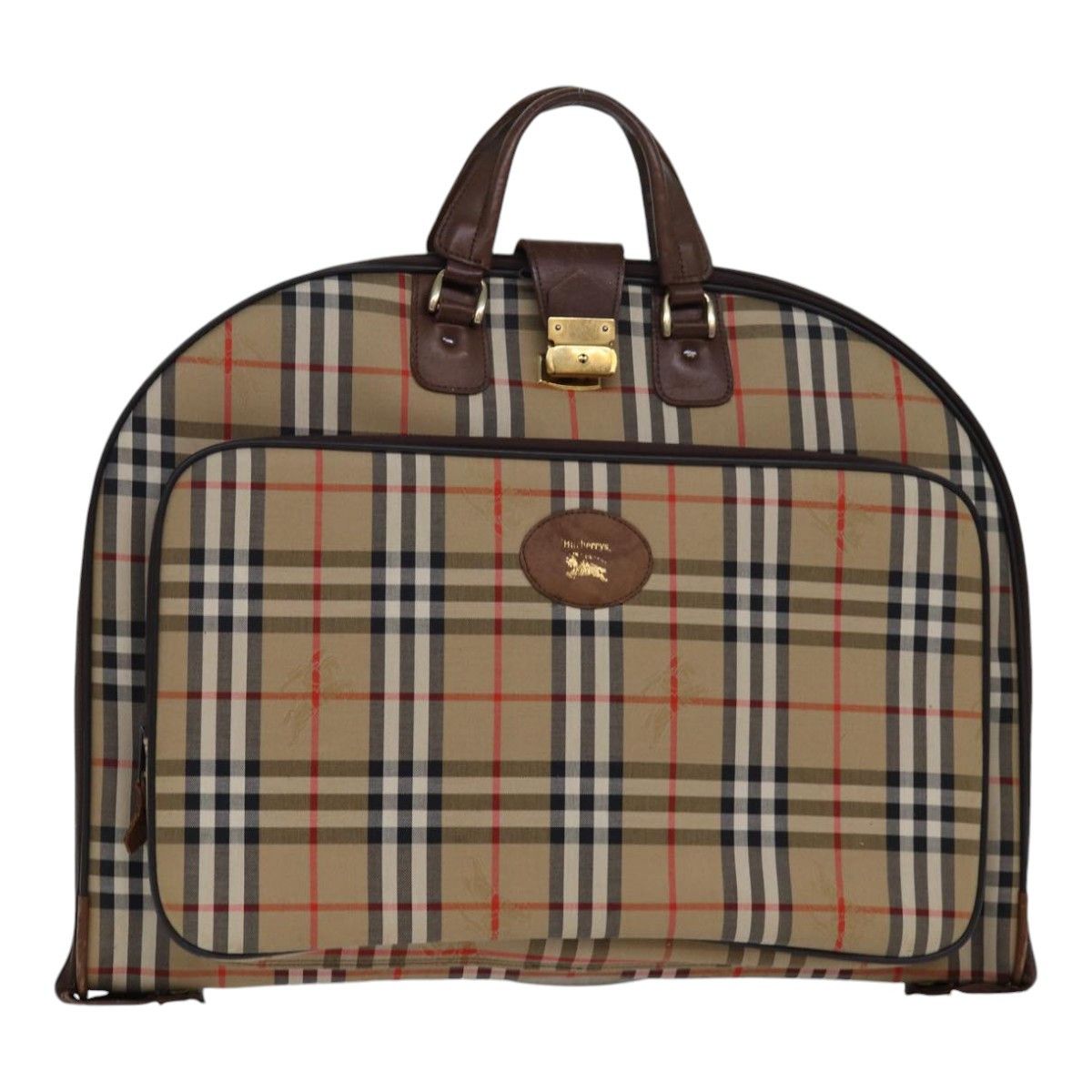Burberry Nova Check Beige Canvas Travel Bag (Pre-Owned) Size ONE SIZE - 16 Thumbnail