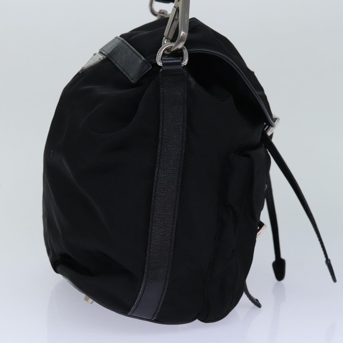 Prada Tessuto Black Synthetic Backpack Bag (Pre-Owned) Size ONE SIZE - 10 Thumbnail