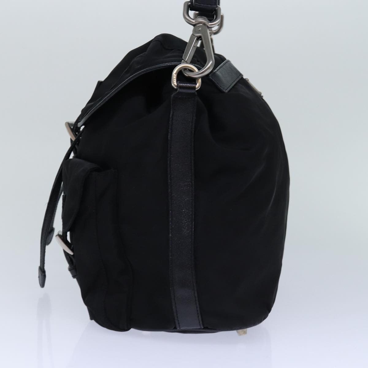 Prada Tessuto Black Synthetic Backpack Bag (Pre-Owned) Size ONE SIZE - 9 Thumbnail