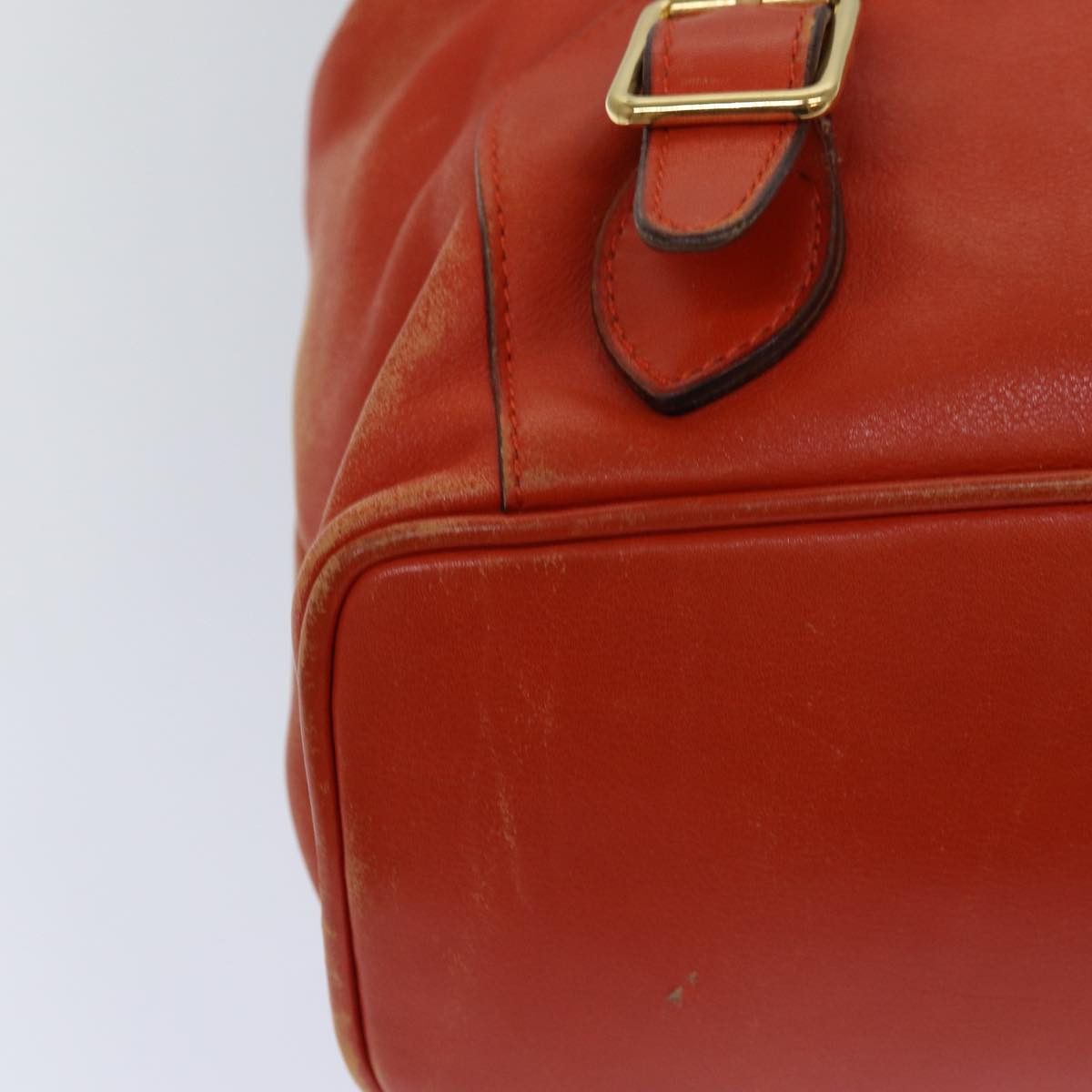 Gucci Bamboo Orange Leather Backpack Bag (Pre-Owned) Size ONE SIZE - 17 Thumbnail