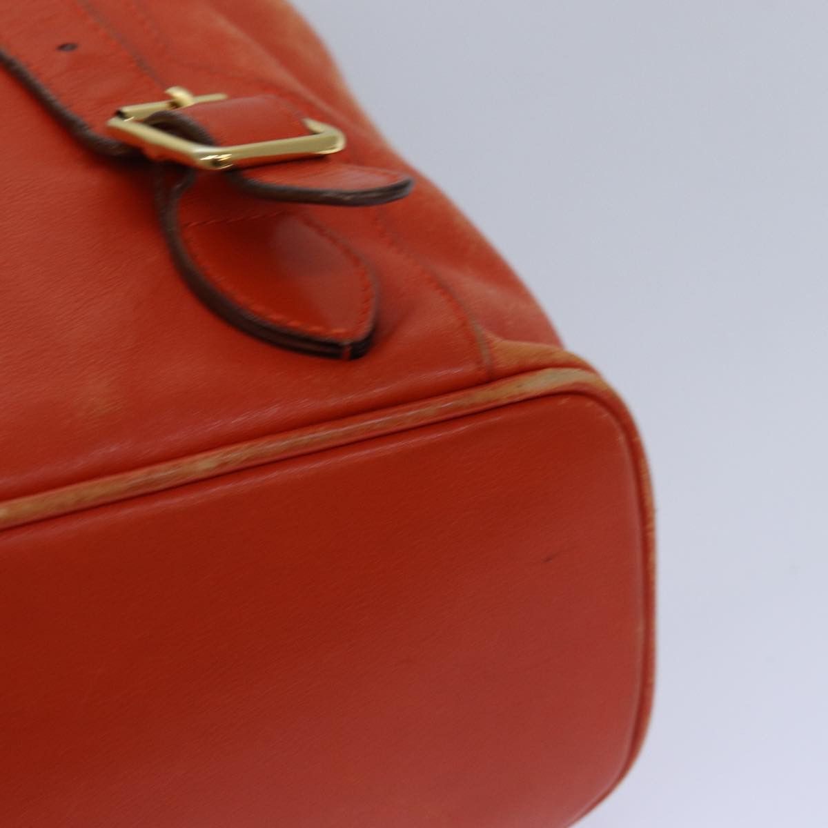 Gucci Bamboo Orange Leather Backpack Bag (Pre-Owned) Size ONE SIZE - 18 Thumbnail