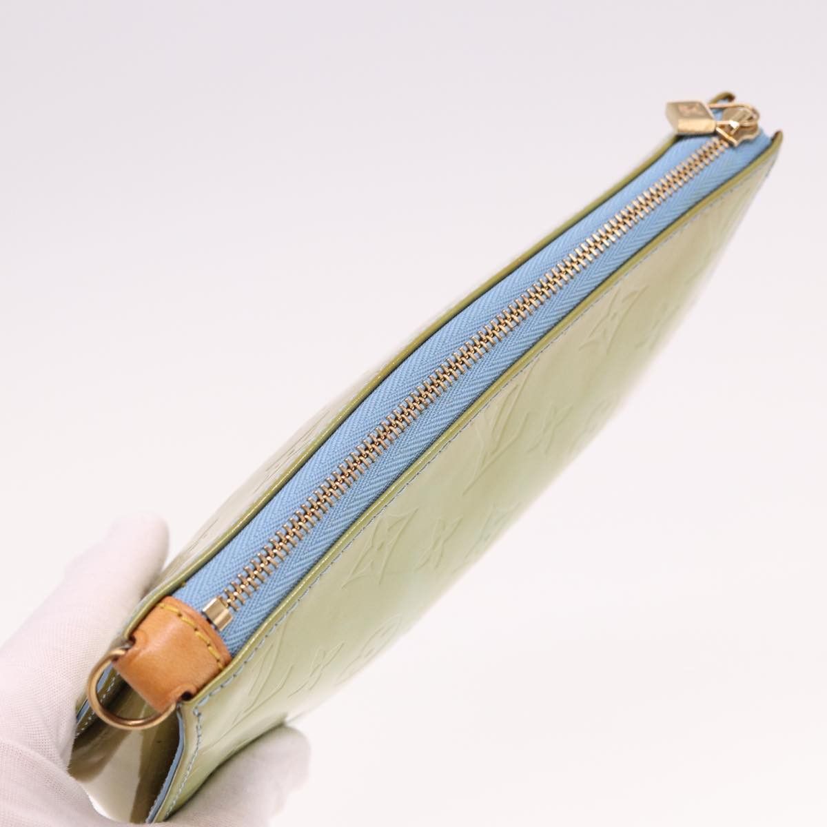 Louis Vuitton Lexington Beige Patent Leather Clutch Bag (Pre-Owned) Size ONE SIZE - 4 Thumbnail