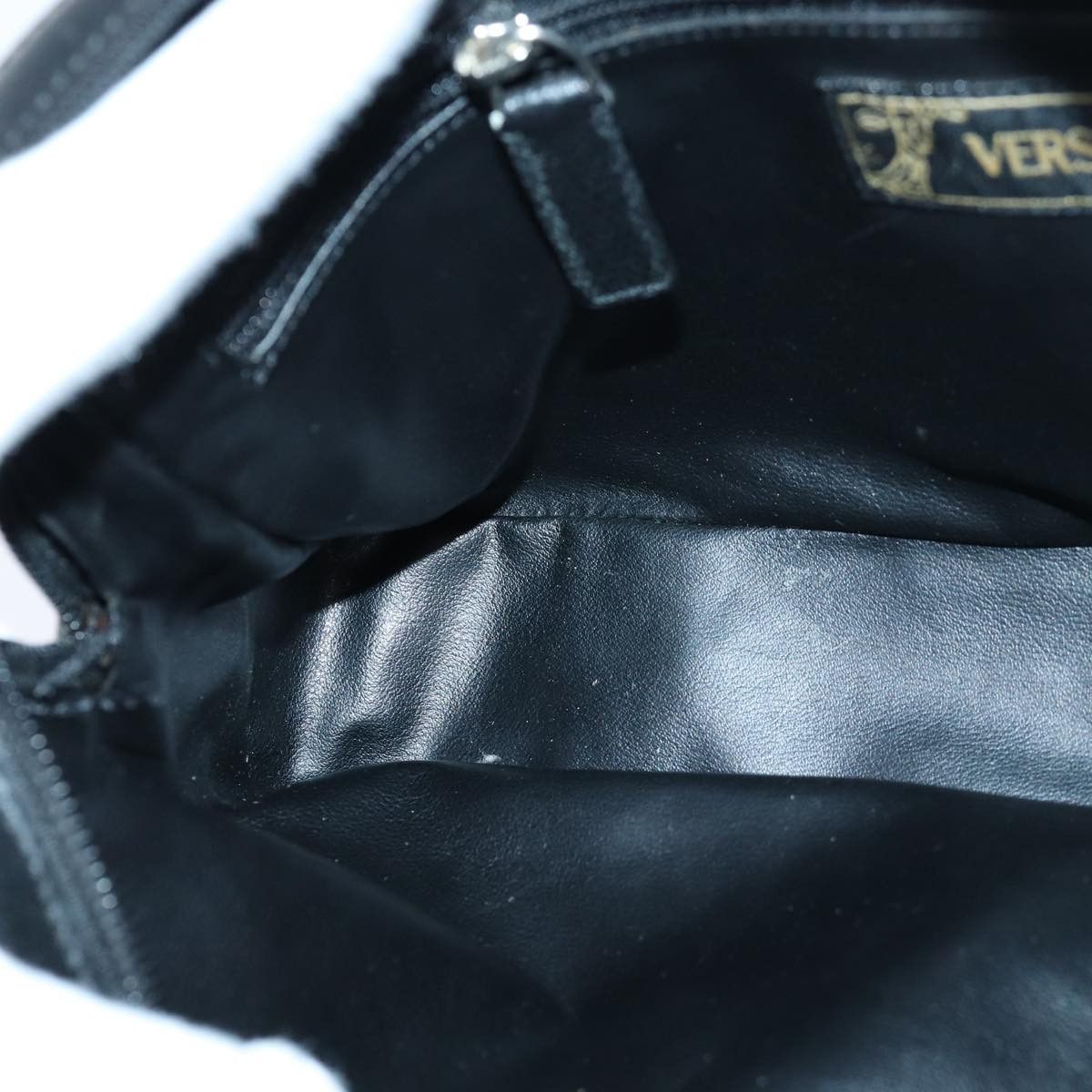 Versace Black Leather Clutch Bag (Pre-Owned) Size ONE SIZE - 19 Thumbnail