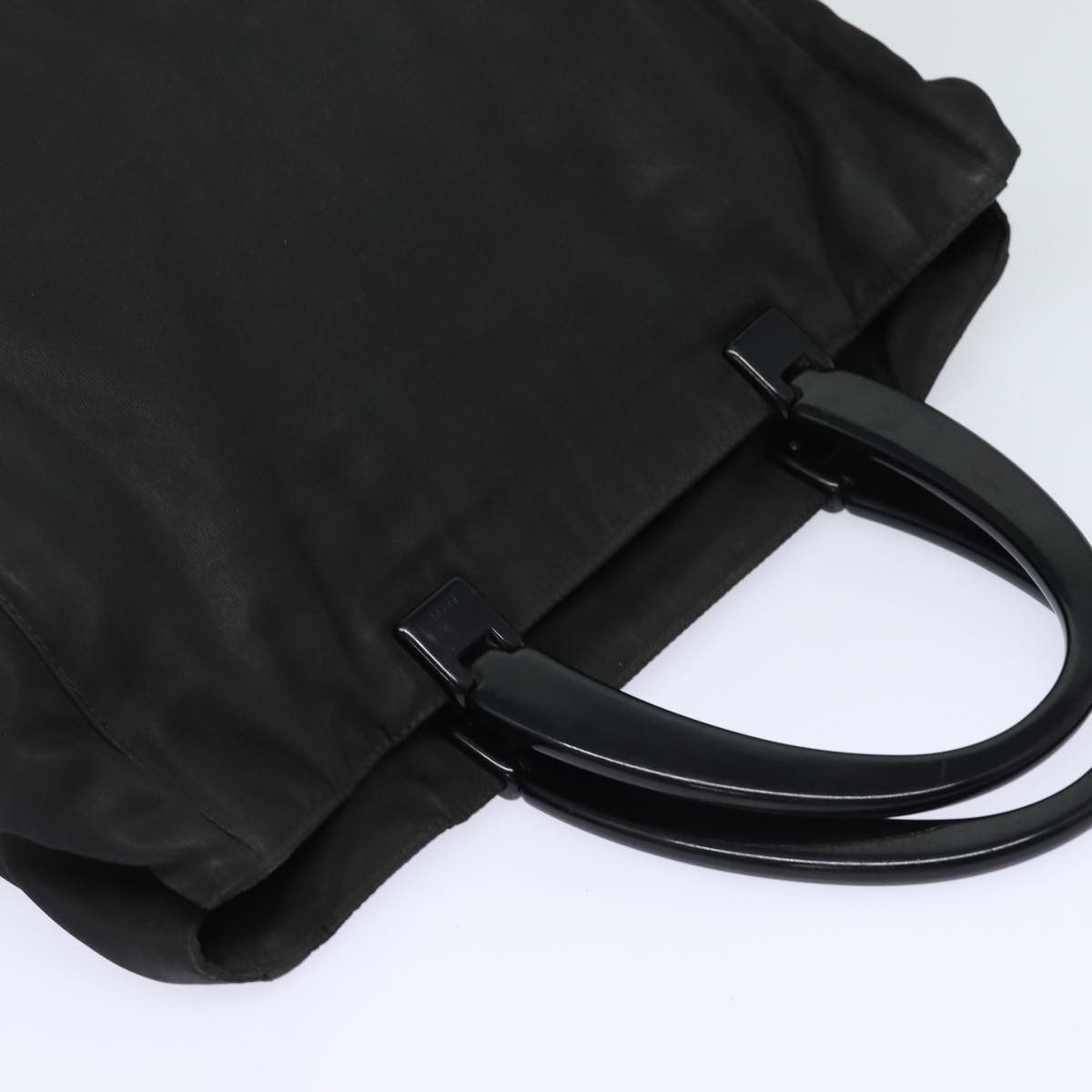 Prada Tessuto Black Synthetic Handbag (Pre-Owned) Size ONE SIZE - 12 Thumbnail