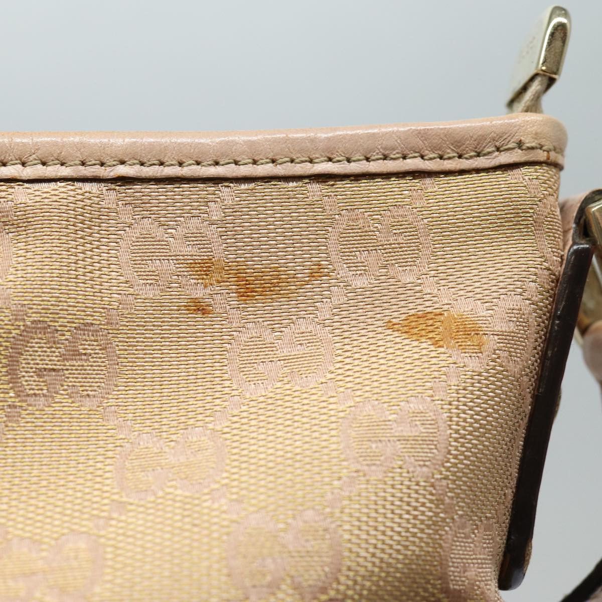 Gucci Gg Canvas Pink Canvas Shoulder Bag (Pre-Owned) Size ONE SIZE - 9 Thumbnail