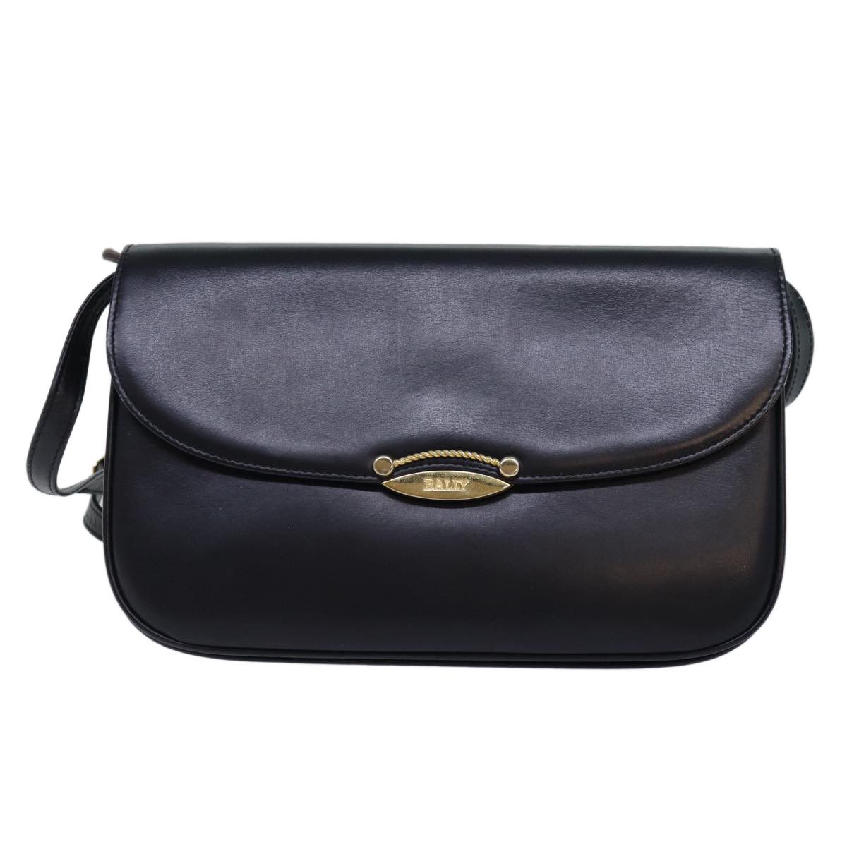 Bally Black Leather Shoulder Bag (Pre-Owned) Size ONE SIZE - 12 Thumbnail