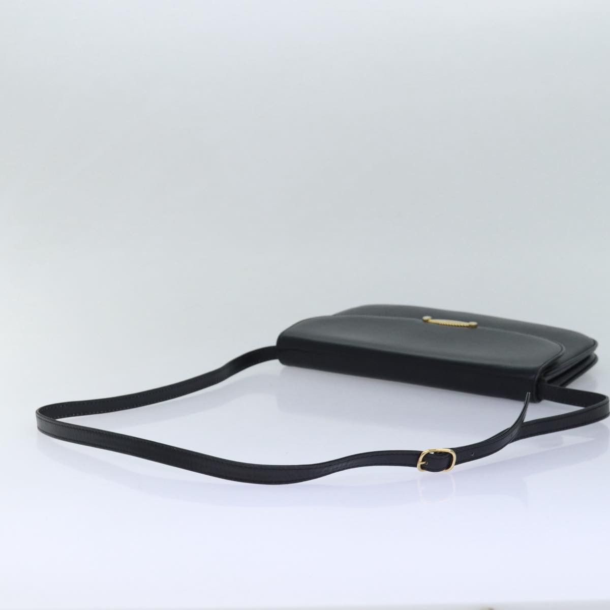 Bally Black Leather Shoulder Bag (Pre-Owned) Size ONE SIZE - 4 Thumbnail