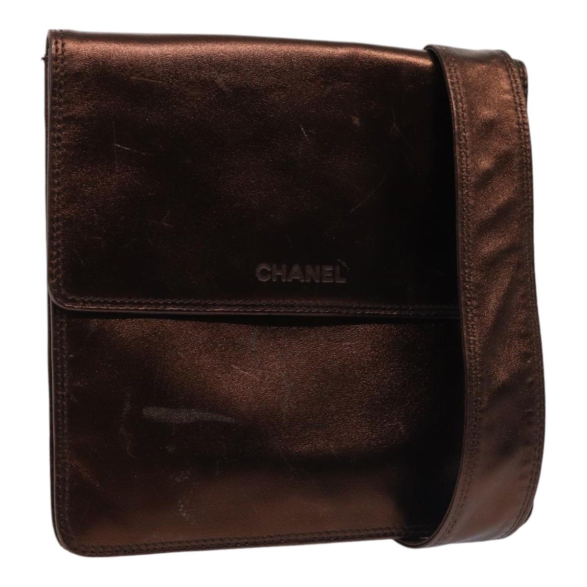 Chanel Brown Leather Shoulder Bag (Pre-Owned) Size ONE SIZE - 19 Thumbnail