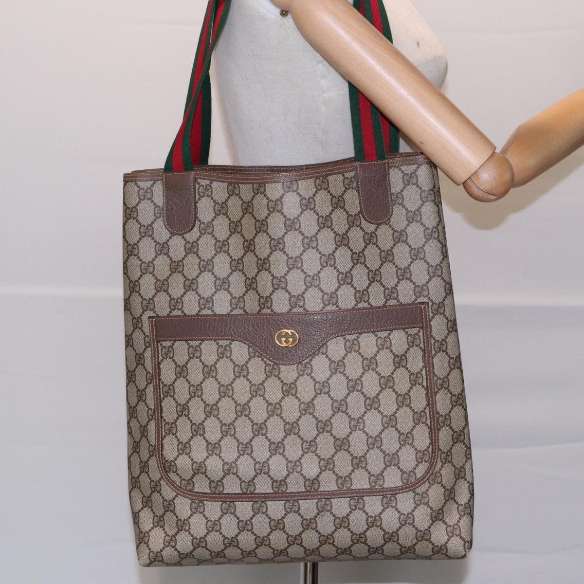 Gucci Ophidia Beige Canvas Tote Bag (Pre-Owned) Size ONE SIZE - 7 Thumbnail
