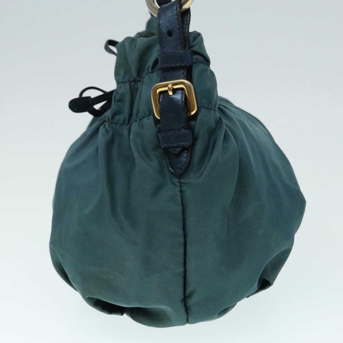 Prada Tessuto Green Synthetic Handbag (Pre-Owned) Size ONE SIZE - 4 Thumbnail