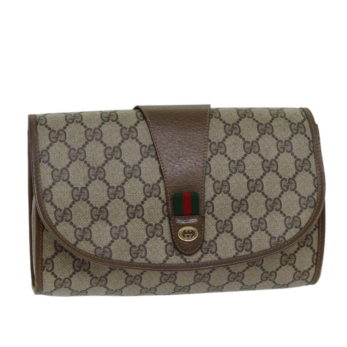 Gucci Beige Canvas Clutch Bag (Pre-Owned) Size ONE SIZE - 12 Thumbnail