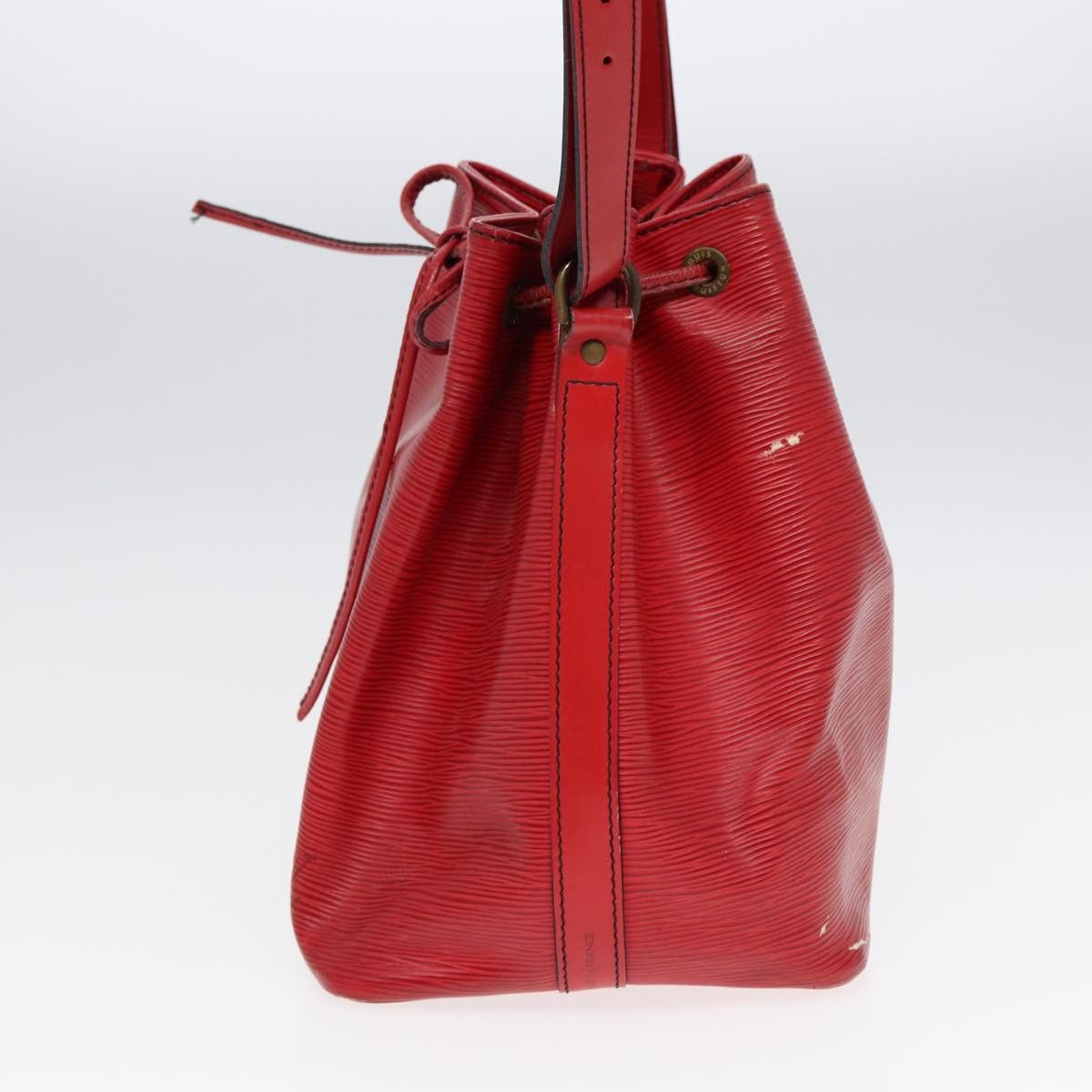 Louis Vuitton Noé Red Leather Shoulder Bag (Pre-Owned) Size ONE SIZE - 11 Thumbnail