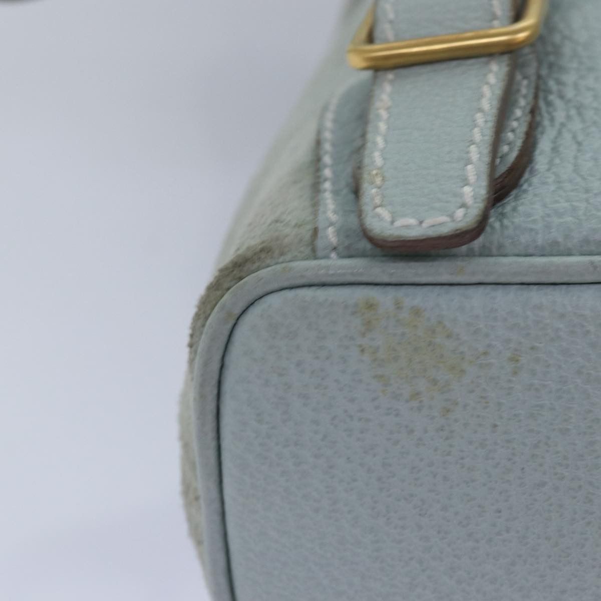 Gucci Bamboo Blue Suede Backpack Bag (Pre-Owned) Size ONE SIZE - 18 Thumbnail