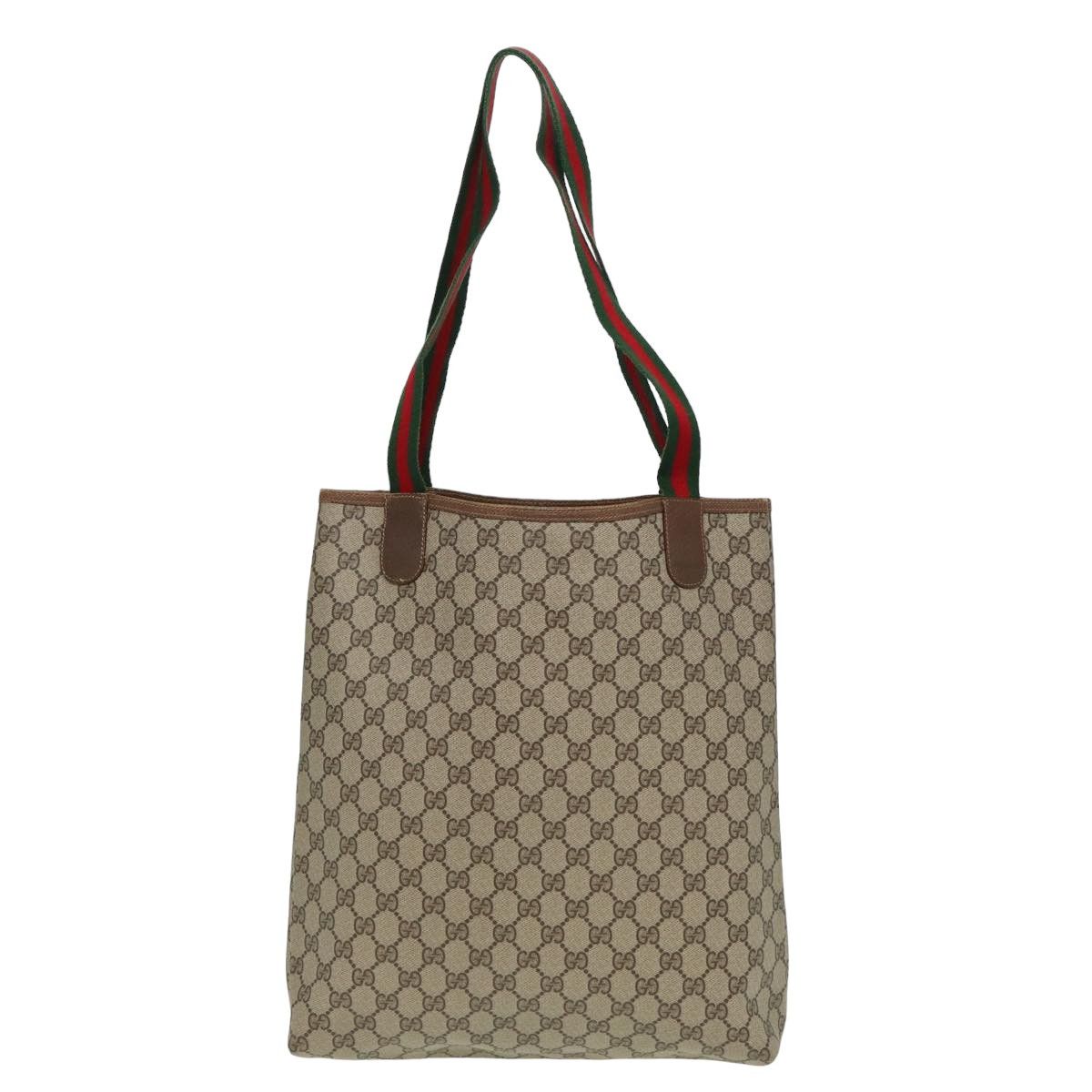 Gucci Gg Canvas Beige Canvas Tote Bag (Pre-Owned) Size ONE SIZE - 2 Thumbnail