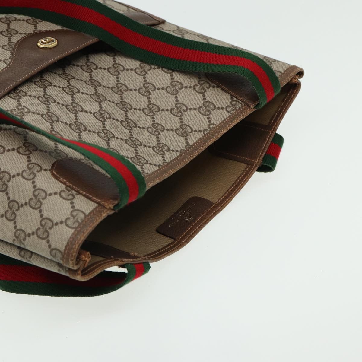 Gucci Gg Canvas Beige Canvas Tote Bag (Pre-Owned) Size ONE SIZE - 4 Thumbnail