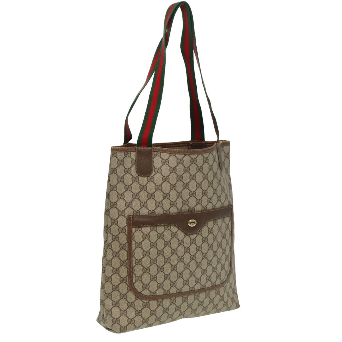Gucci Gg Canvas Beige Canvas Tote Bag (Pre-Owned) Size ONE SIZE - 18 Thumbnail