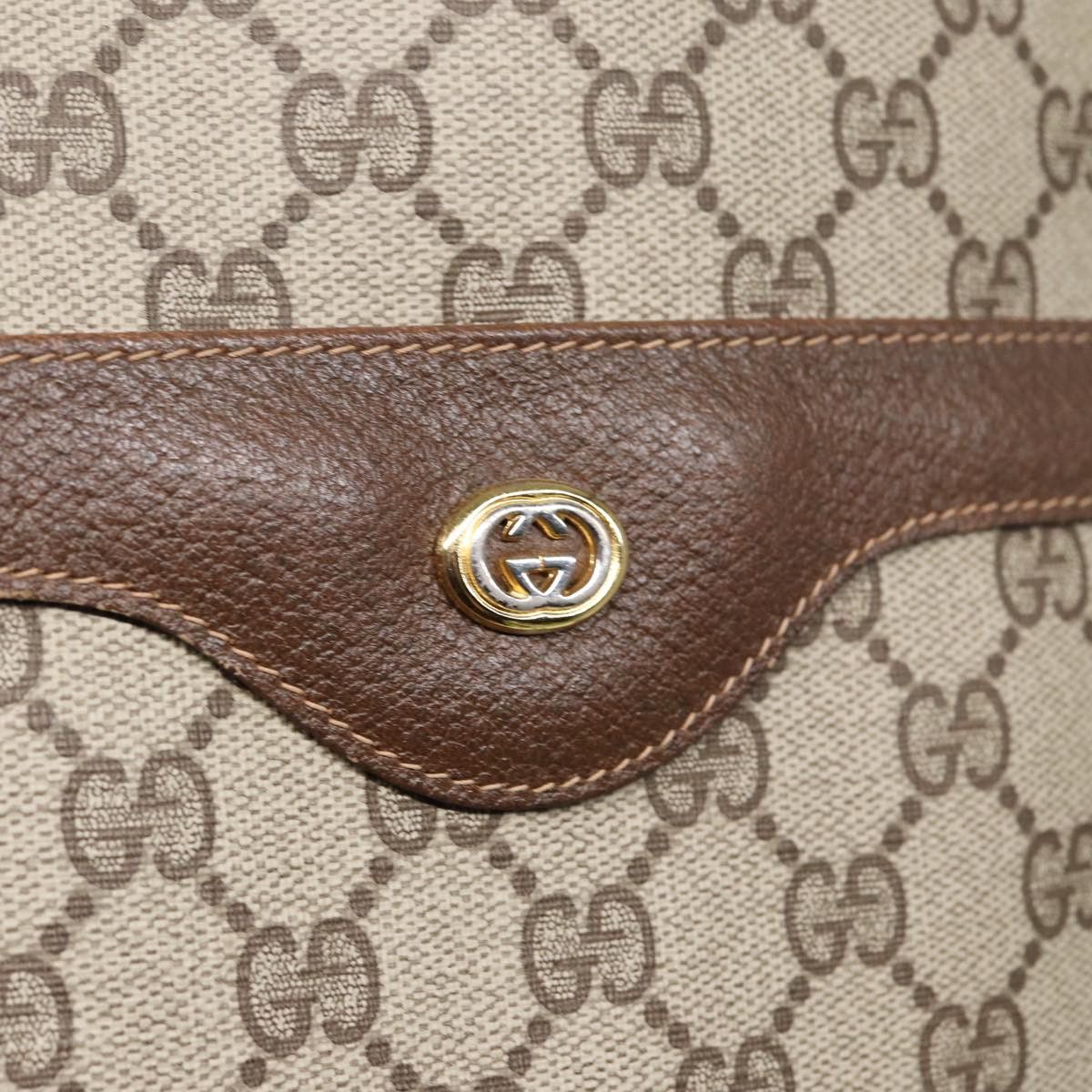 Gucci Gg Canvas Beige Canvas Tote Bag (Pre-Owned) Size ONE SIZE - 17 Thumbnail