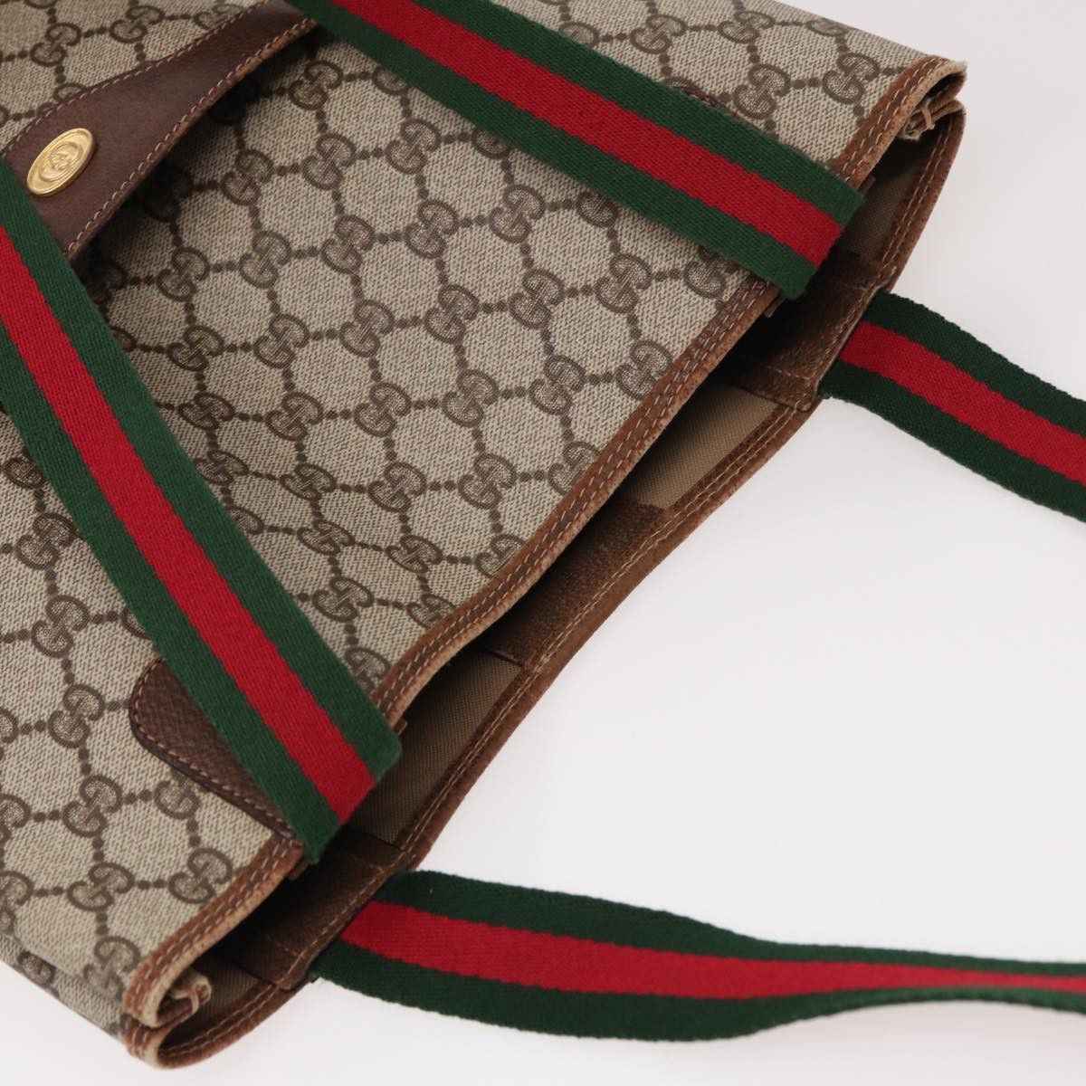 Gucci Ophidia Beige Canvas Tote Bag (Pre-Owned) Size ONE SIZE - 10 Thumbnail