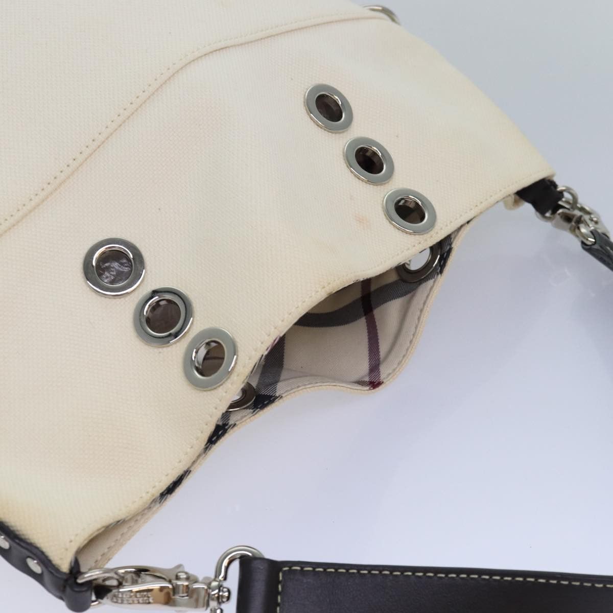 Burberry Blue Label Beige Canvas Shoulder Bag (Pre-Owned) Size ONE SIZE - 6 Thumbnail