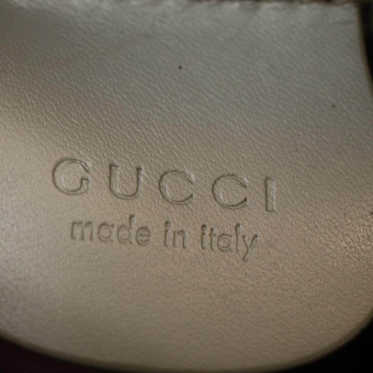 Gucci Jackie White Leather Handbag (Pre-Owned) Size ONE SIZE - 8 Thumbnail