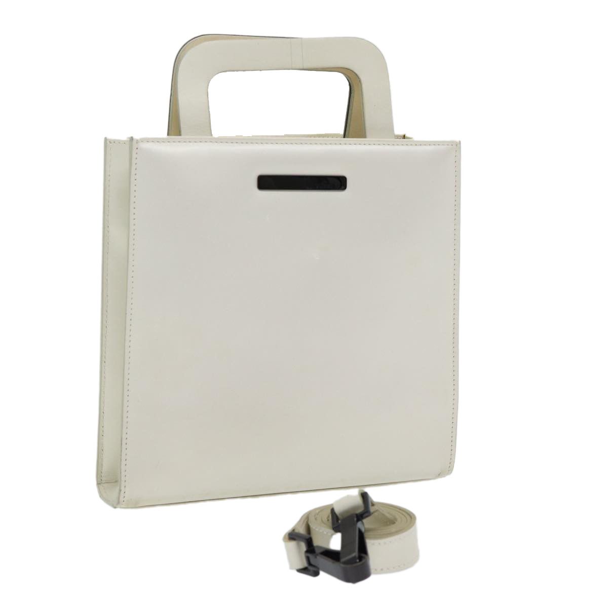 Gucci Jackie White Leather Handbag (Pre-Owned) Size ONE SIZE - 15 Thumbnail