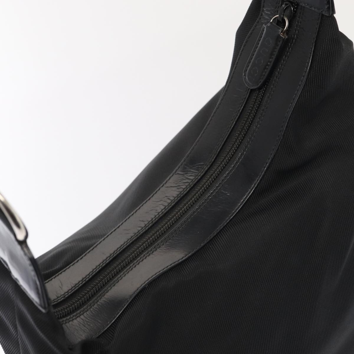 Gucci Bamboo Black Synthetic Shoulder Bag (Pre-Owned) Size ONE SIZE - 12 Thumbnail