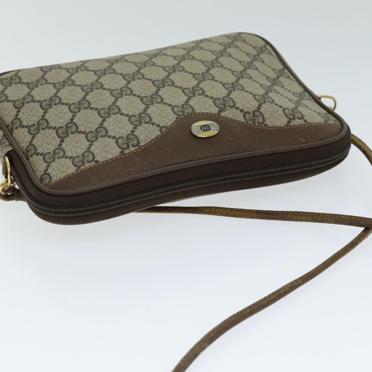 Gucci Gg Canvas Beige Canvas Shoulder Bag (Pre-Owned) Size ONE SIZE - 11 Thumbnail