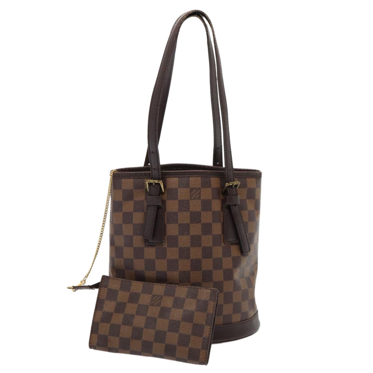 Louis Vuitton Bucket Brown Canvas Shoulder Bag (Pre-Owned) Size ONE SIZE - 17 Thumbnail